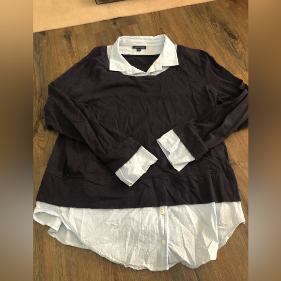 Blue Tommy Hilfiger Blouse - Picture 1 of 4